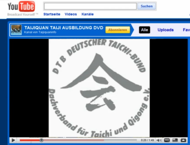DTB: Dachverband kein Yang Chengfu Center Taijiquan